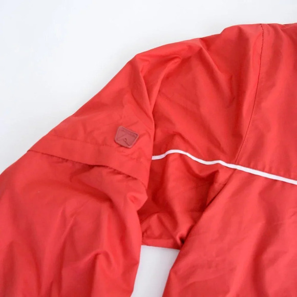 Antigua Red  Quarter Zip w Removable Sleeves Golf Windbreaker Size Medium - Picture 10 of 11